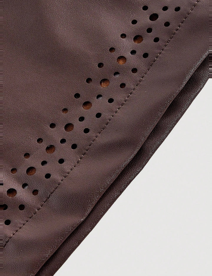 Fustă mini Shein, maro