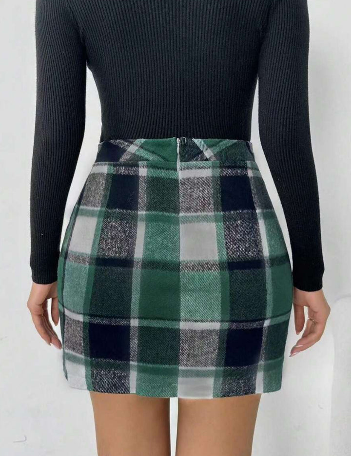 Fustă mini Shein, mix culori