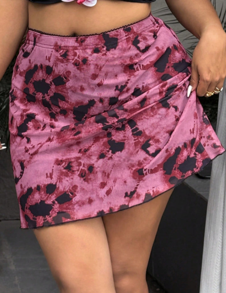 Fustă mini SHEIN, roz