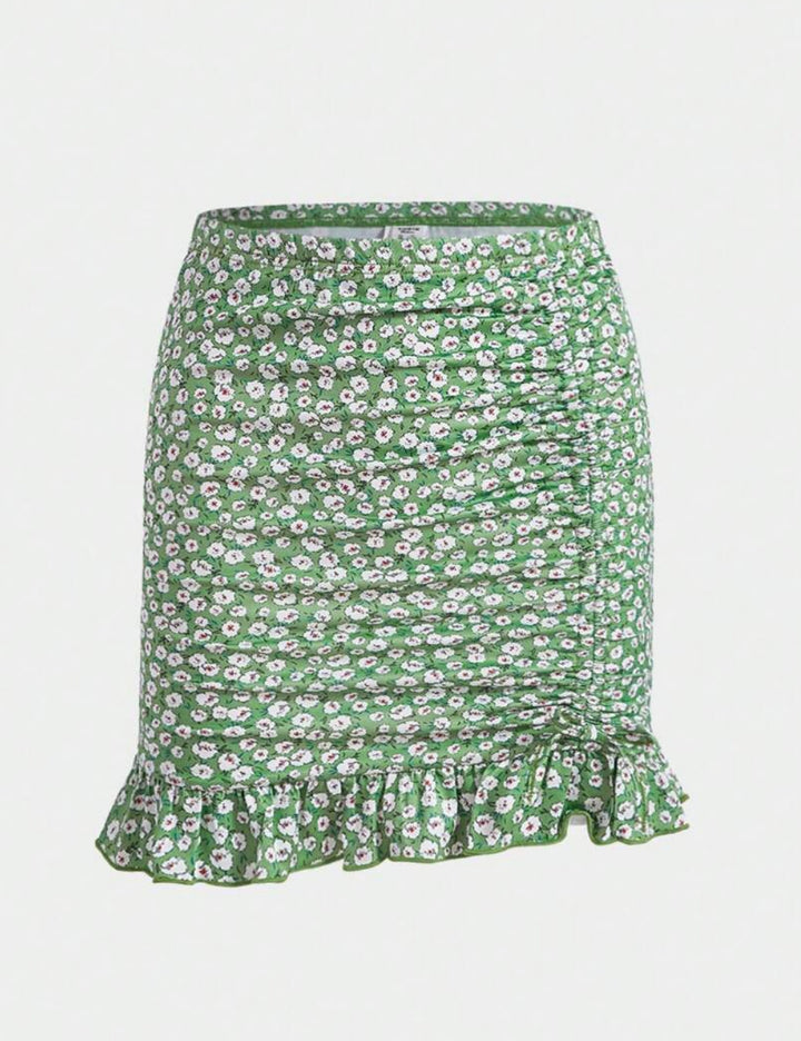 Fustă mini Shein, verde