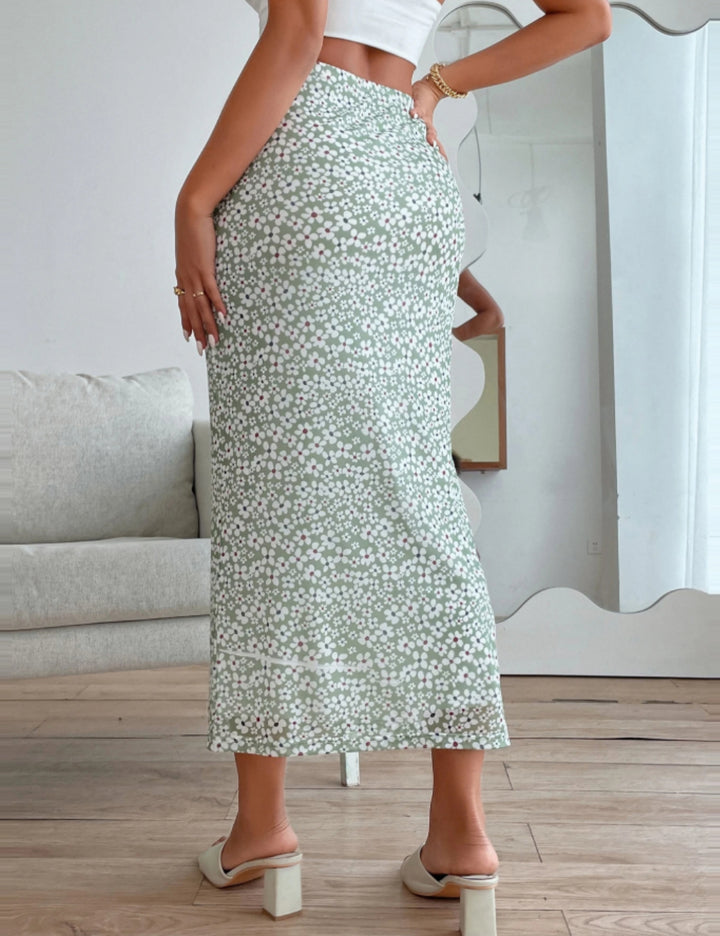 Shein miniszoknya, zöld