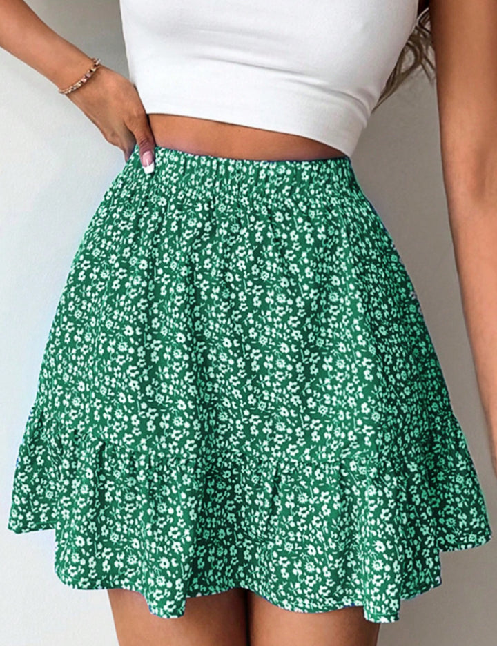 Fustă mini SHEIN, verde