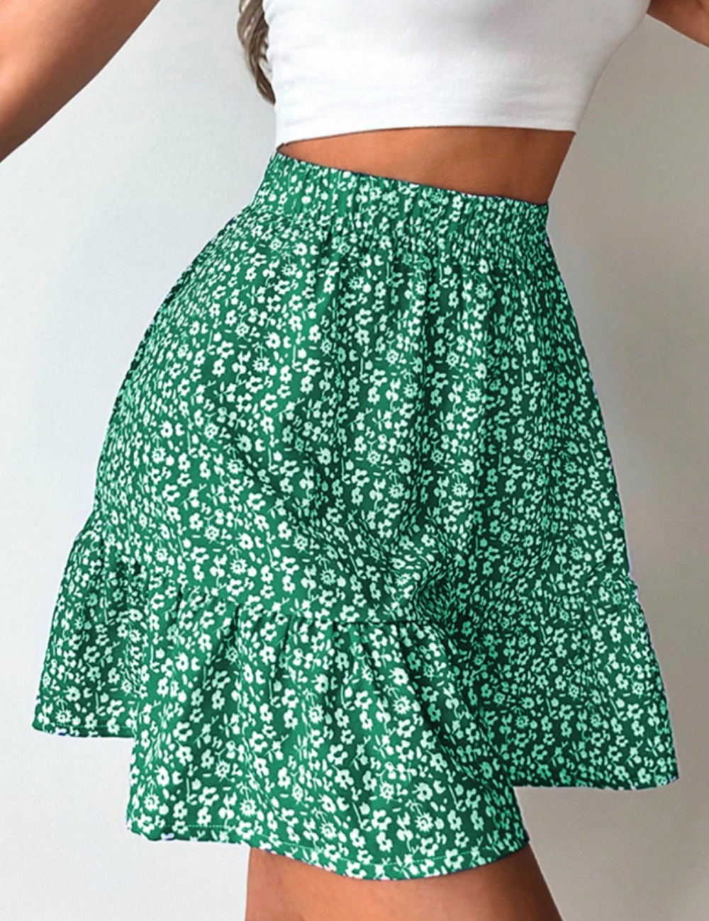 Fustă mini SHEIN, verde
