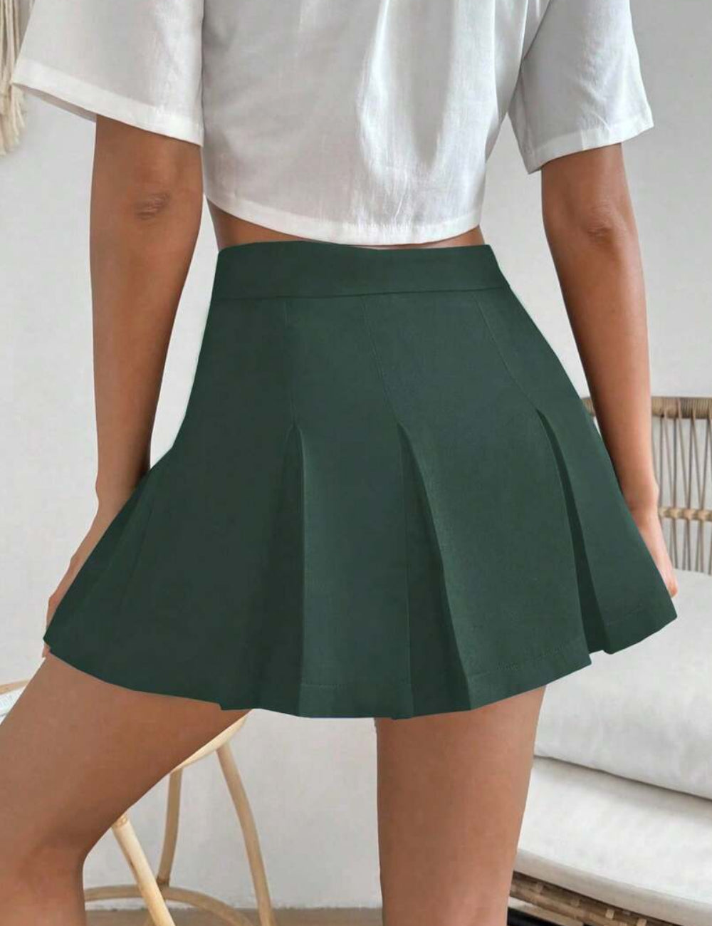 Fustă mini Shein, verde