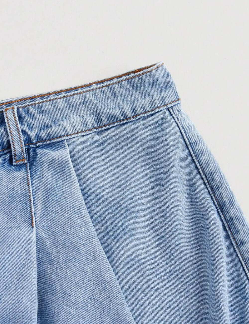 Shein Curve+ Szoknyanadrág, kék