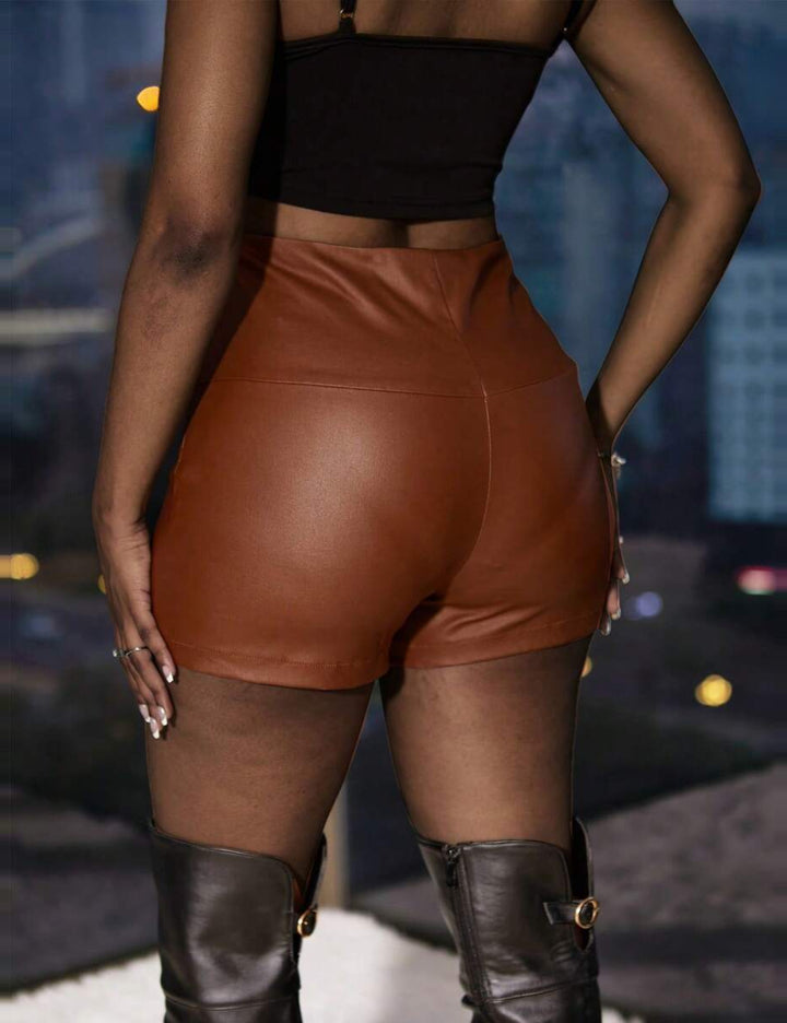 Fustă Pantalon Shein, maro