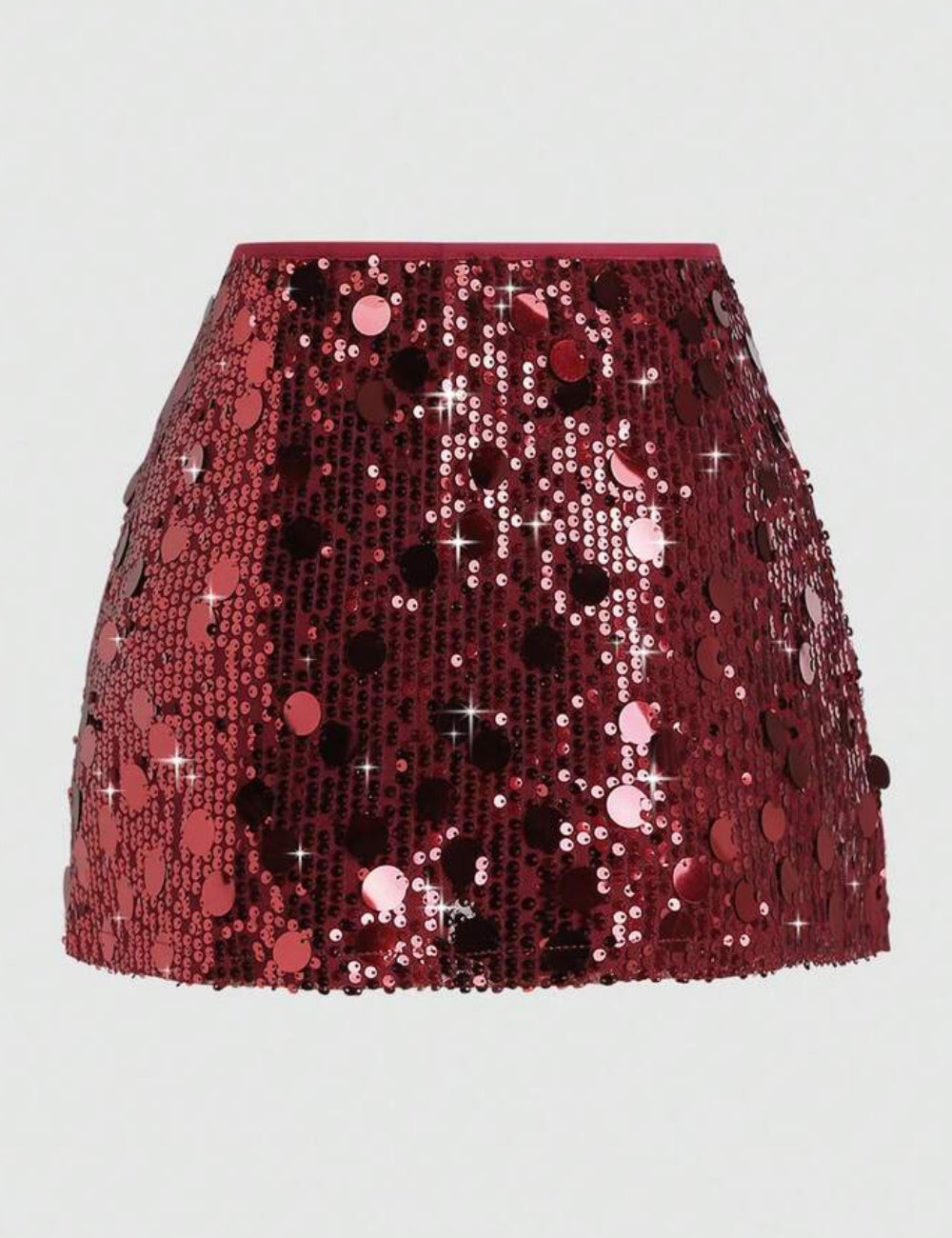 Fustă Pantalon Shein, roșu
