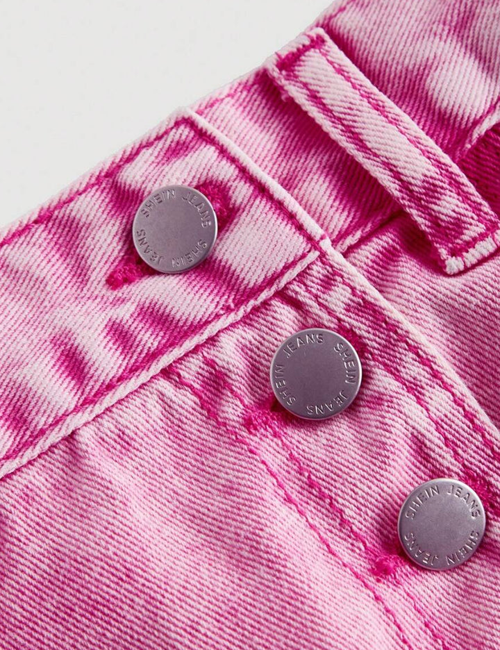Fustă Pantalon Shein Curve+, roz