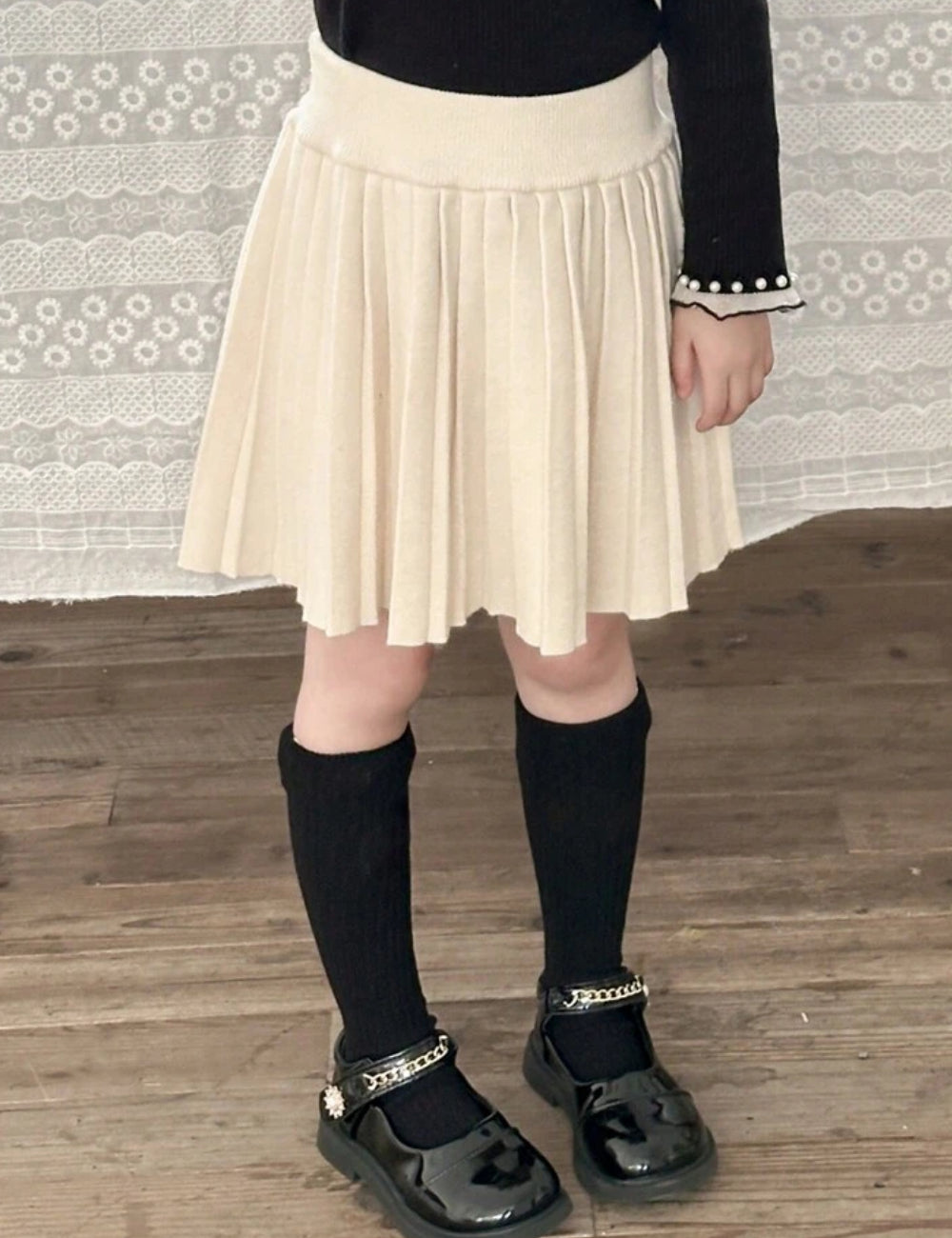 Shein szoknya, krém