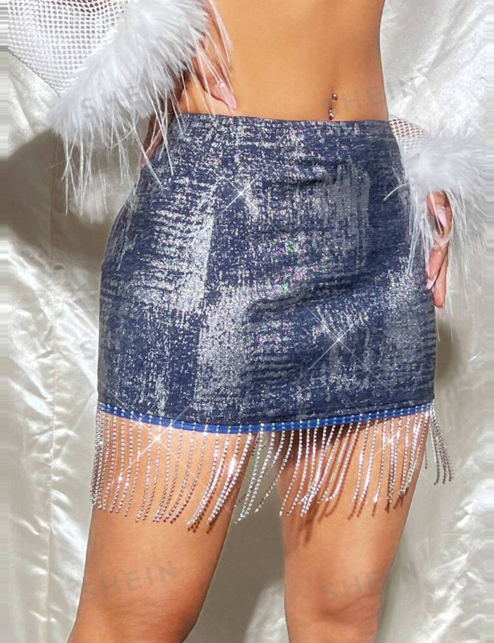 Fustă Shein, mix culori