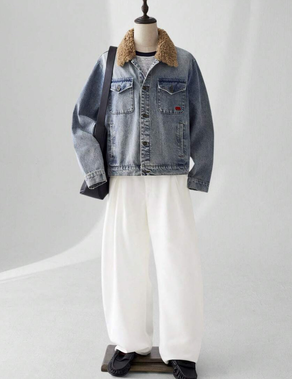 Shein MANFINITY Farmerdzseki, kék