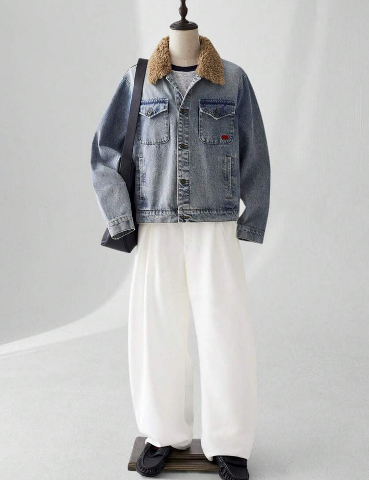 Shein MANFINITY Farmerdzseki, kék