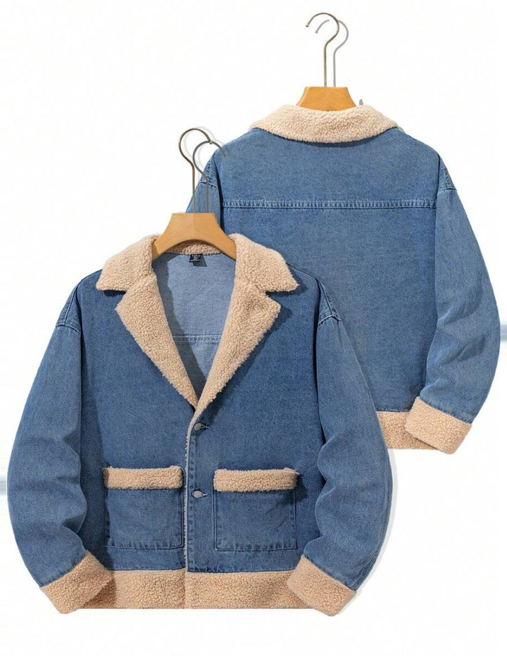 Geacă de blugi Shein, albastru