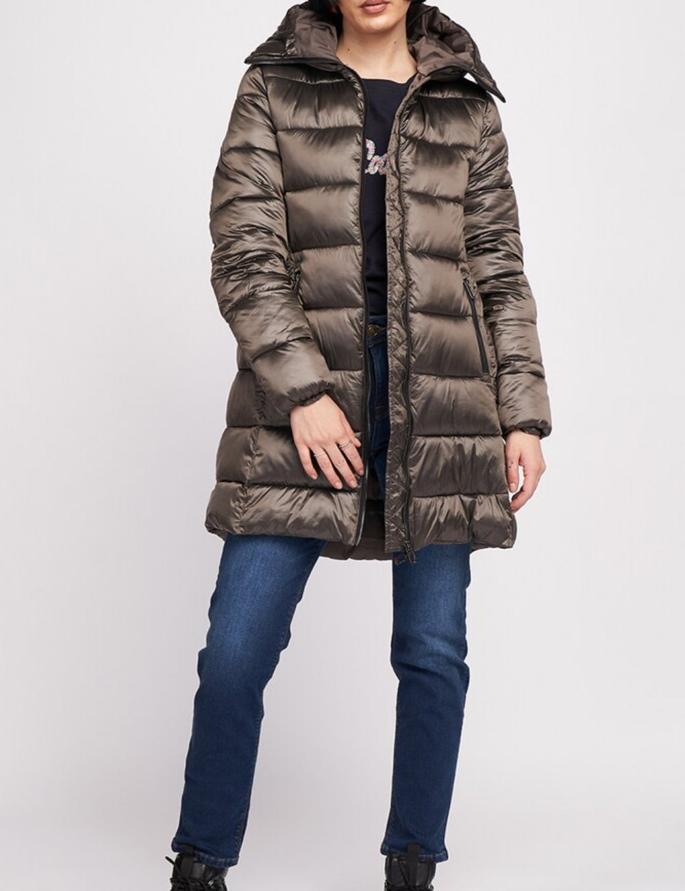 Geacă lungă Lee Cooper, maro