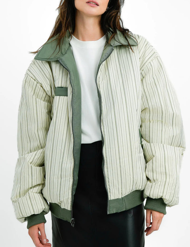 Topshop fordítható dzseki, zöld
