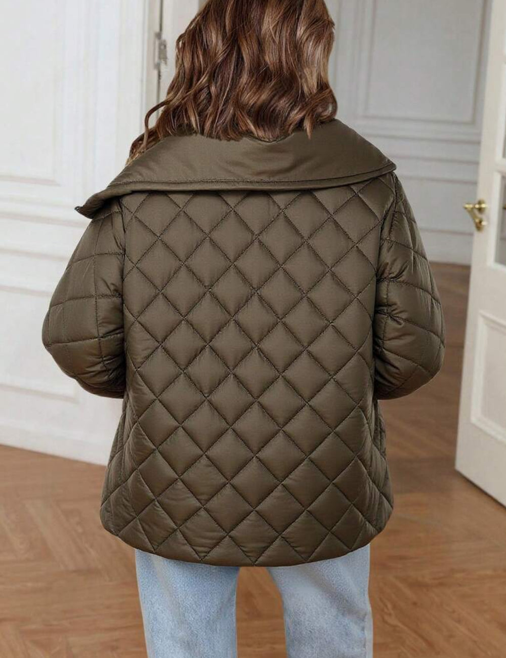 SHEIN dzseki, khaki