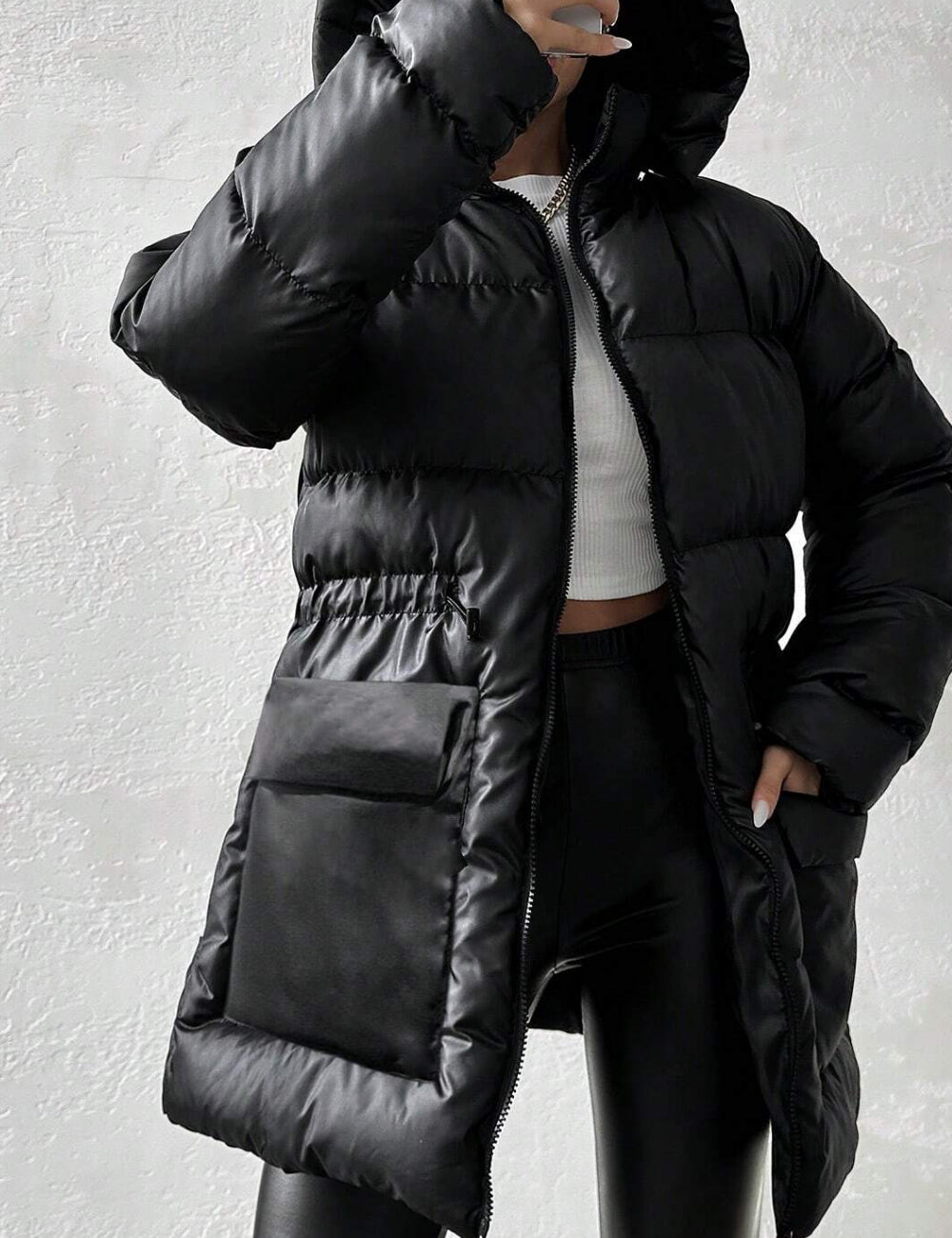 Geaca Shein, negru