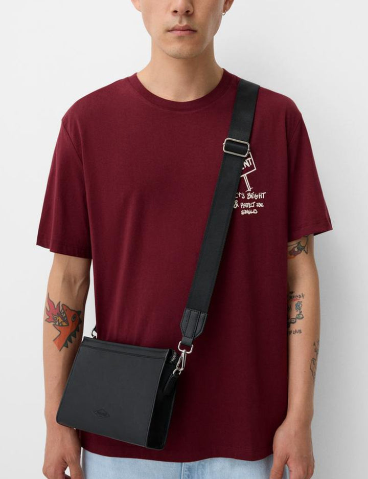 Borseta Bershka, negru