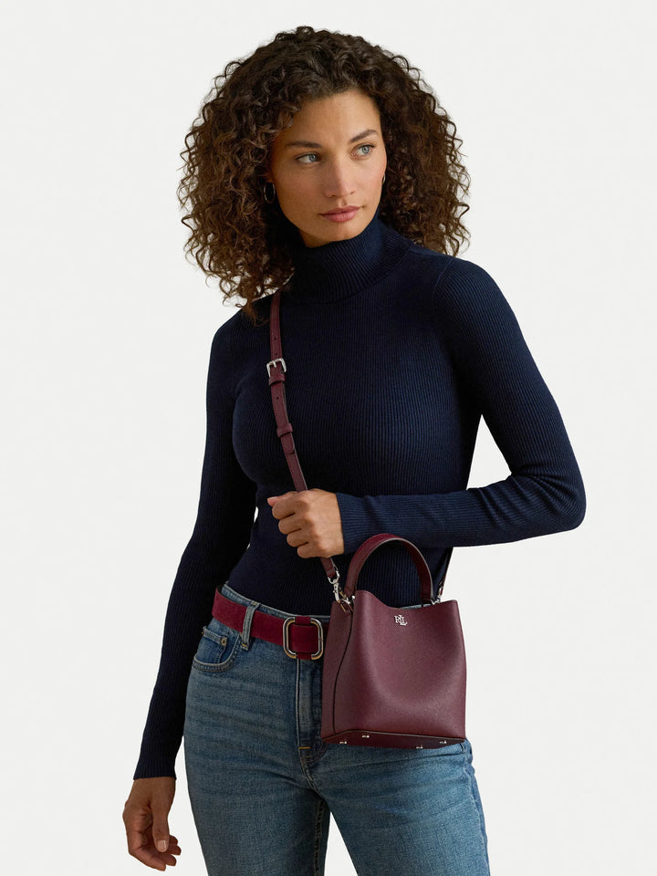Geantă RALPH LAUREN, vișiniu