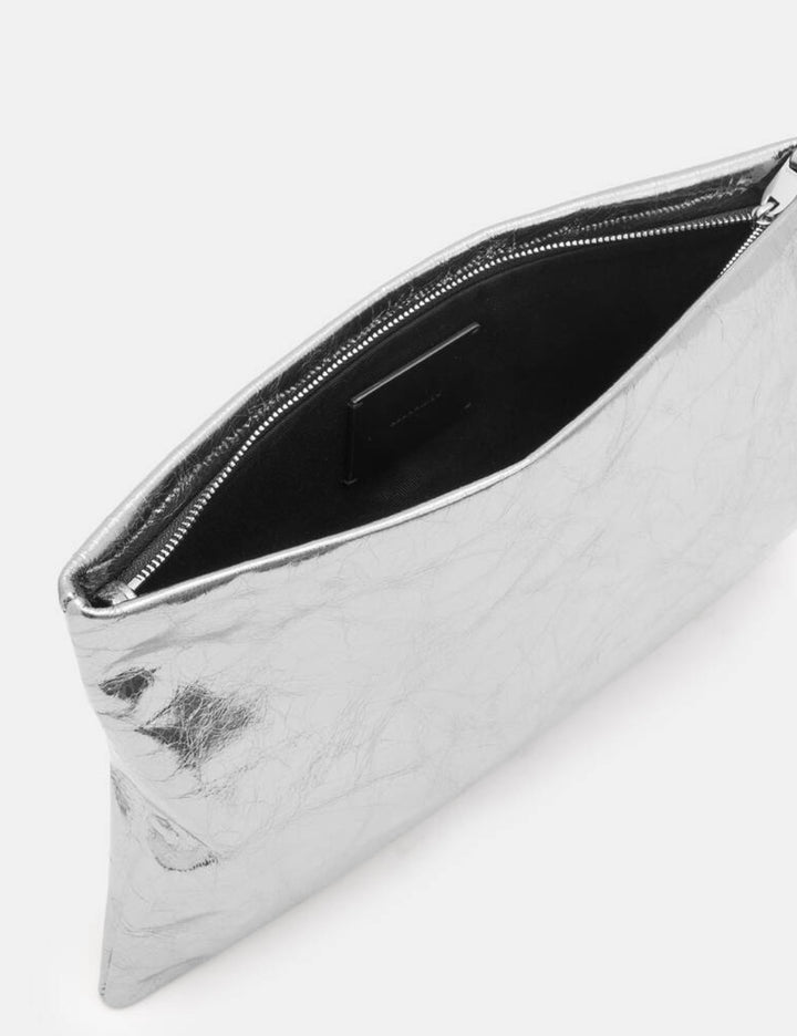 Geantă plic Allsaints, argintiu