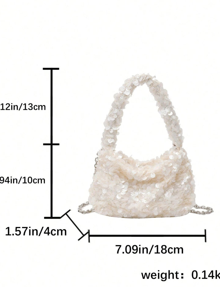Shein mini táska, krém