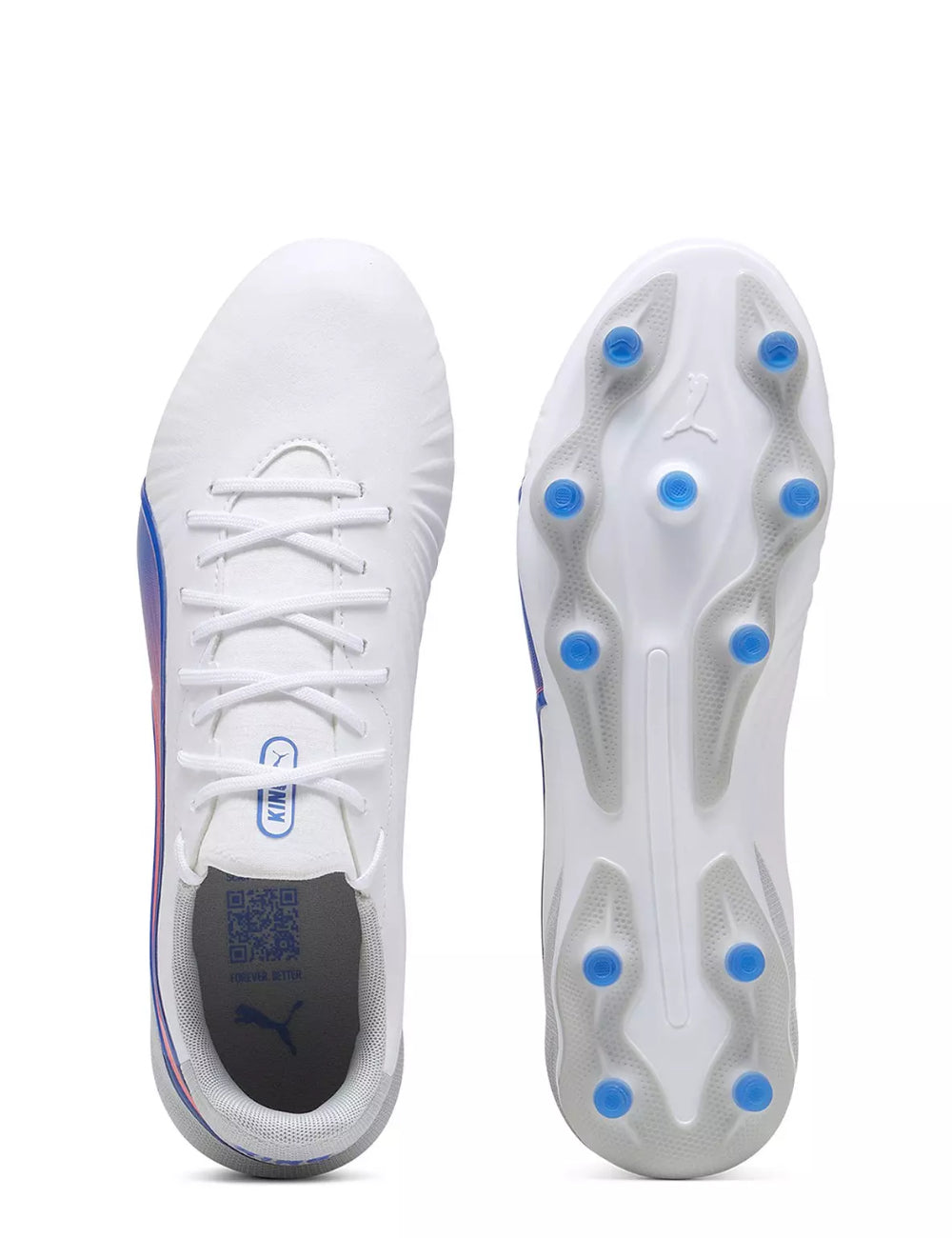 Ghete de fotbal Puma, alb