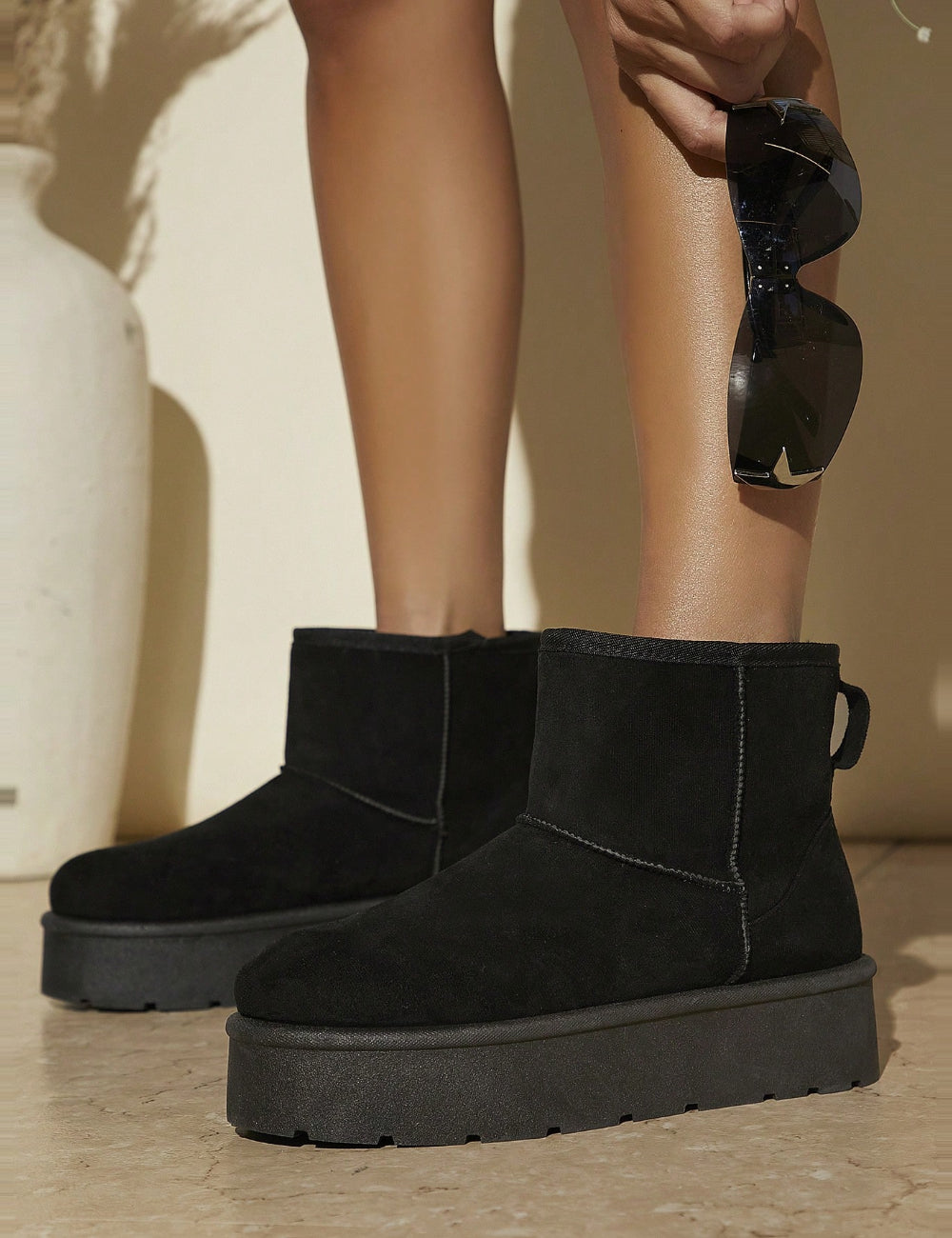 Shein csizma, fekete