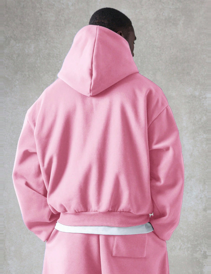 Hanorac Cu Fermoar Shein SUMWON, roz