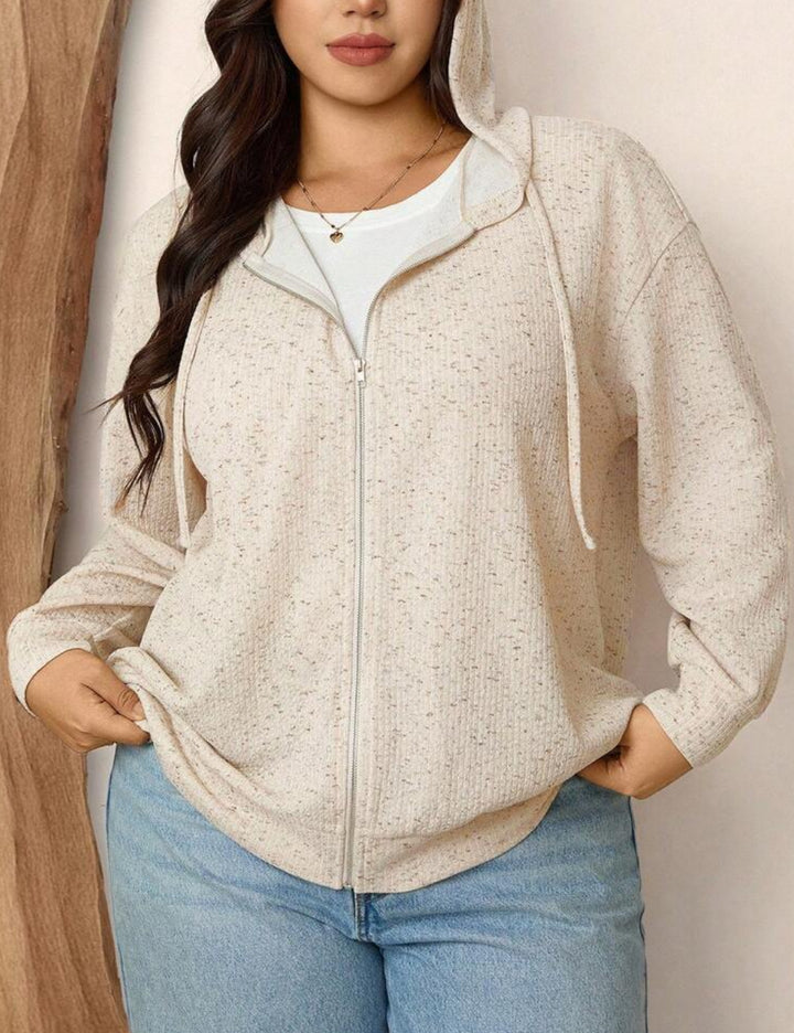 Hanorac Shein Curve+, crem
