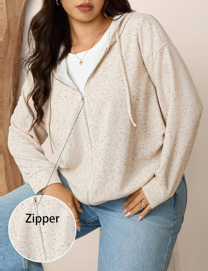 Hanorac Shein Curve+, crem