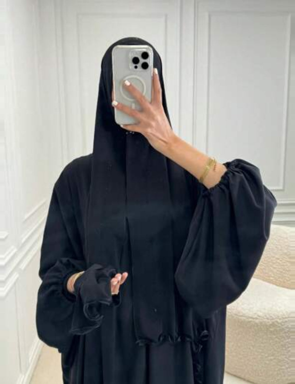 Hijab Shein, fekete