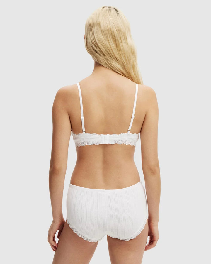 Sutien ORGANIC COTTON, alb