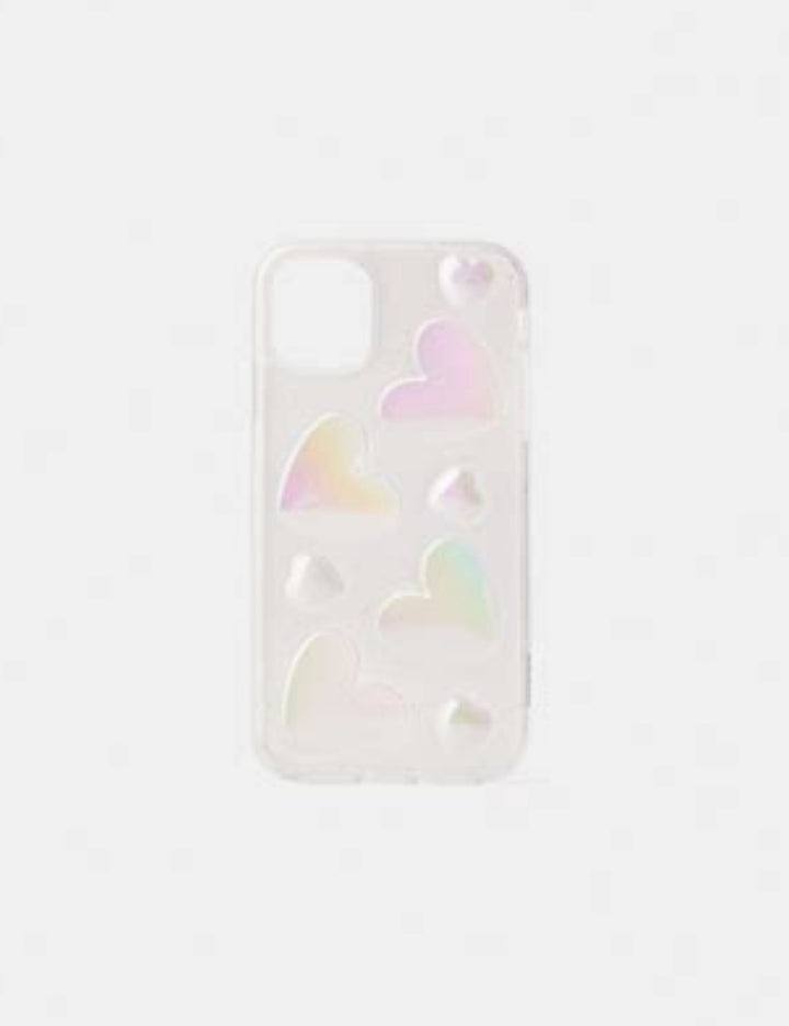 Husă iPhone Bershka, transparent