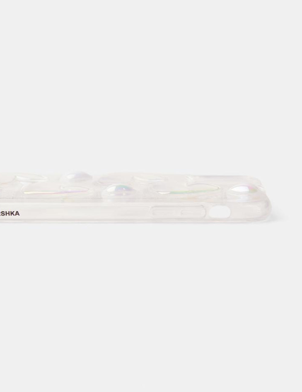 Husă iPhone Bershka, transparent