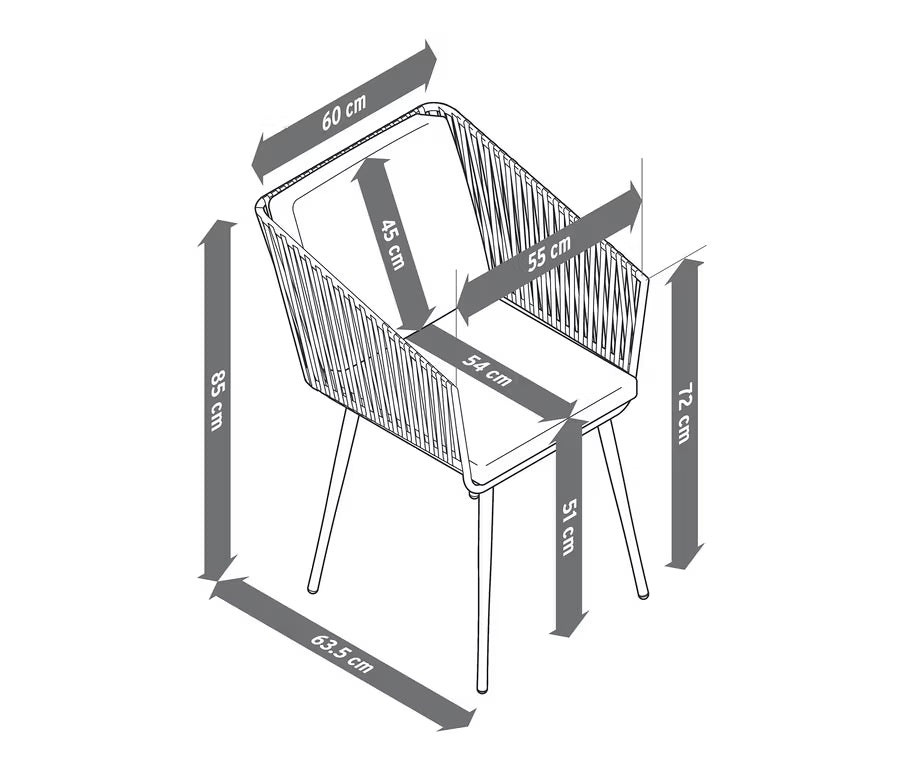 Scaun TCHIBO, negru
