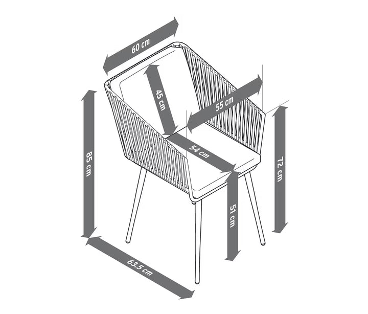 Scaun TCHIBO, negru