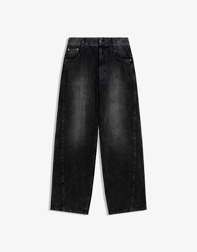 Jeans BERSHKA, negru