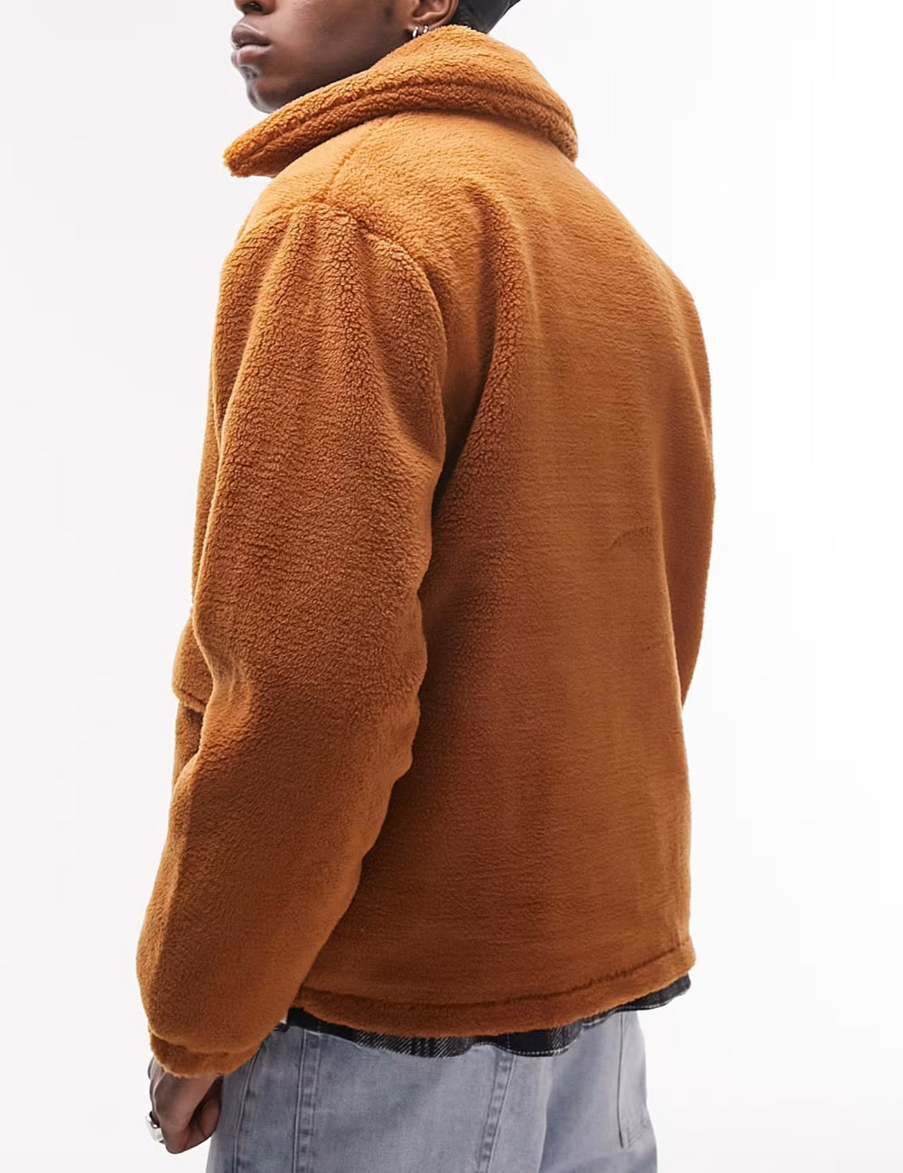 Jachetă de blană Topman, maro