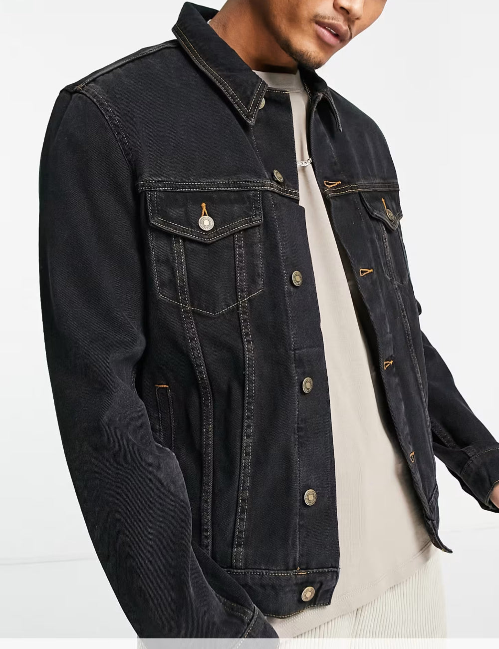 Jachetă De Blugi ASOS, negru