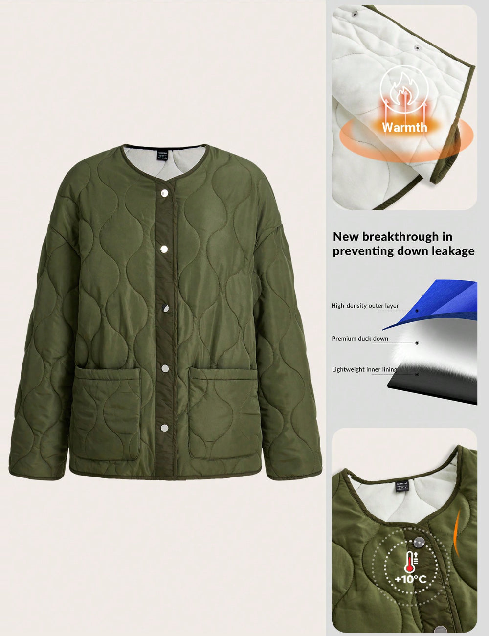 Shein Jacket, Khaki