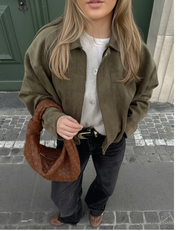 Jachetă SHEIN, kaki