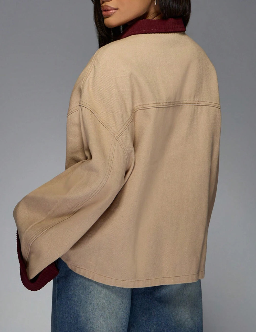 Jachetă Shein Missguided, maro