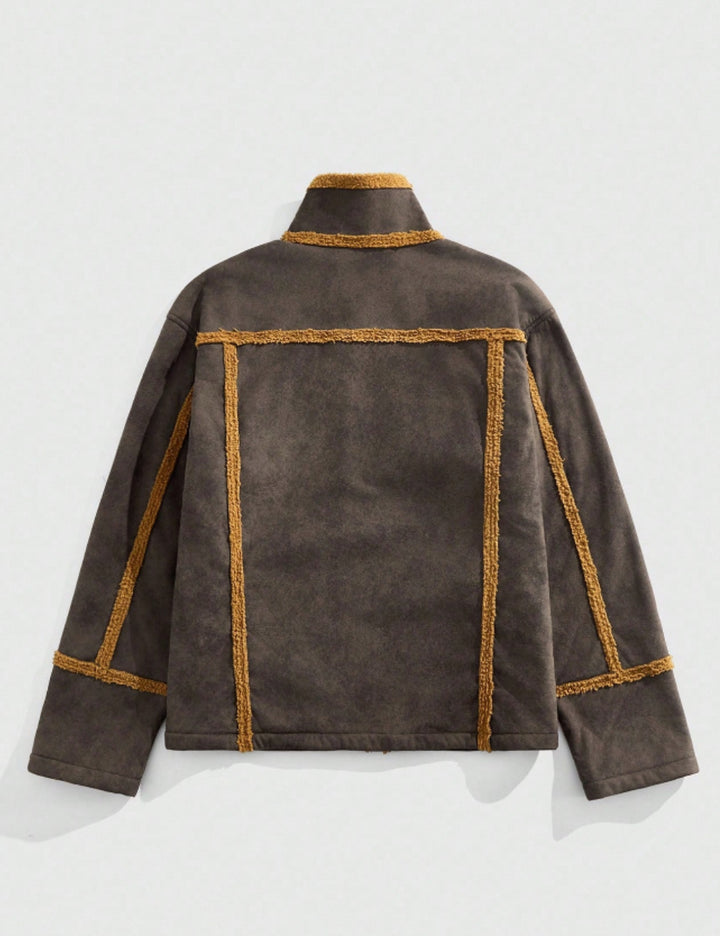 Jachetă Shein Romwe, maro