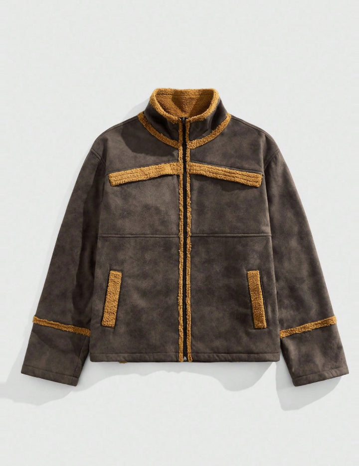 Jachetă Shein Romwe, maro