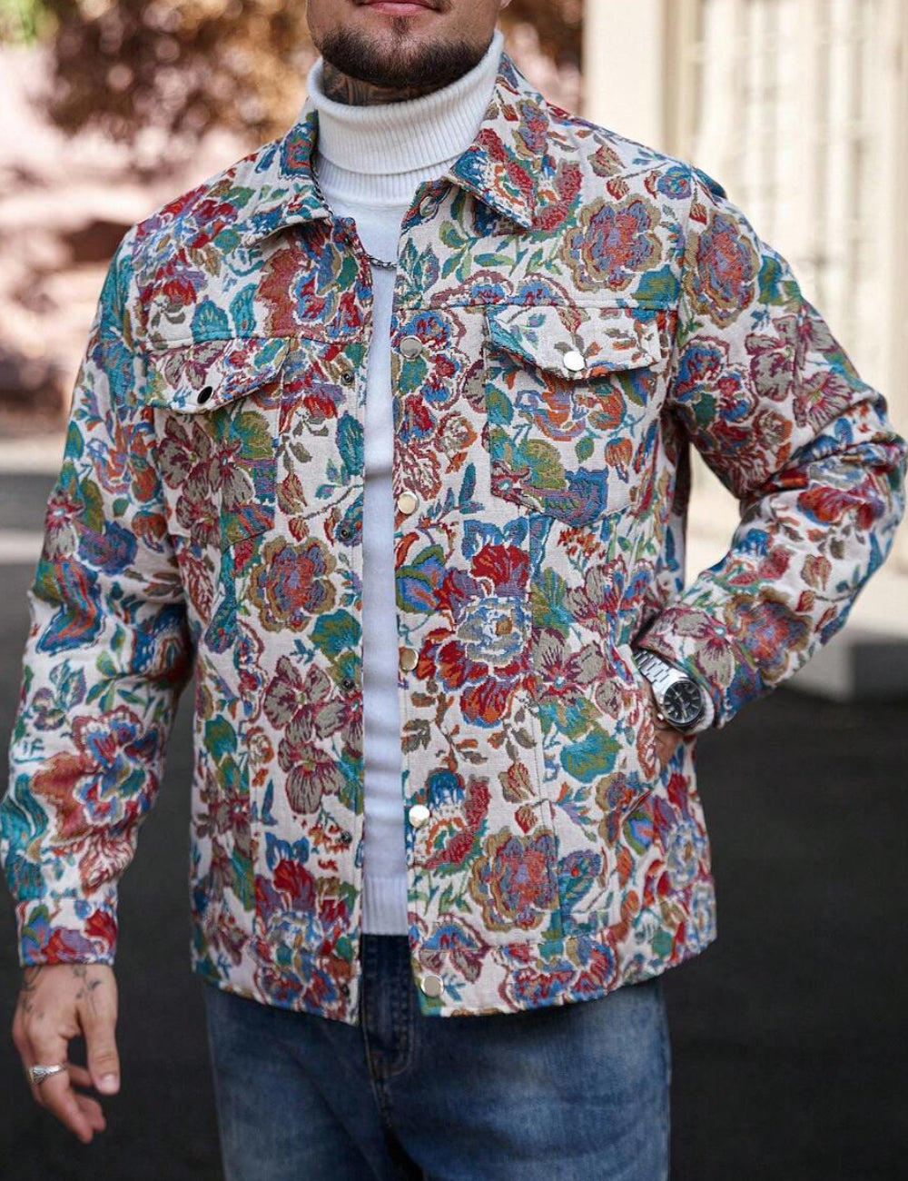 Jachetă Shein, mix culori