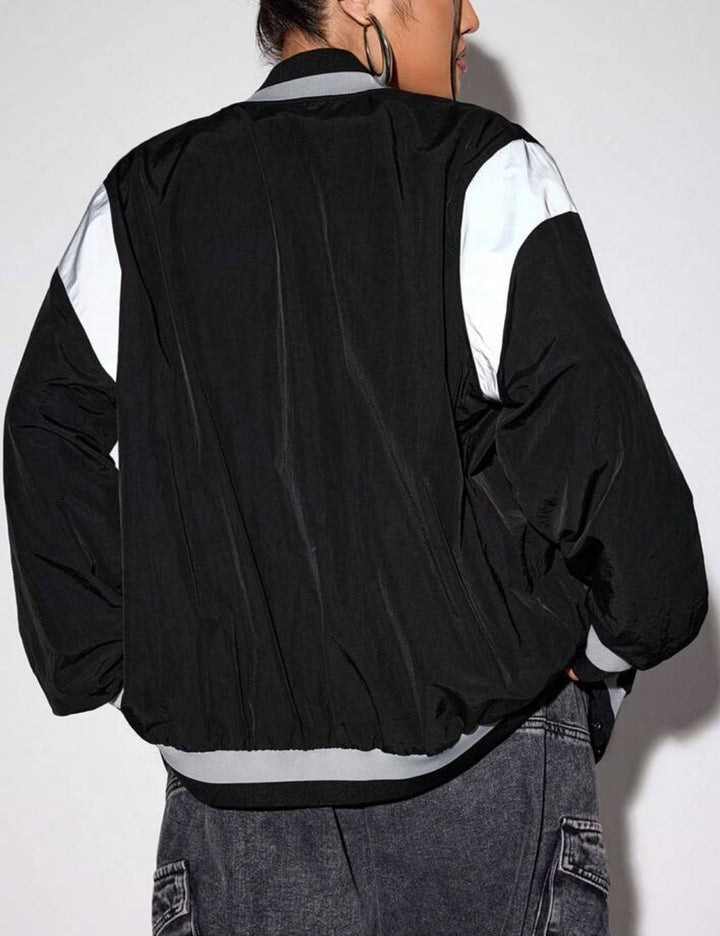 Jachetă Shein Curve+, negru
