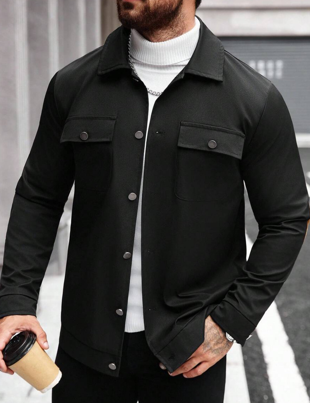 Jachetă Shein, negru