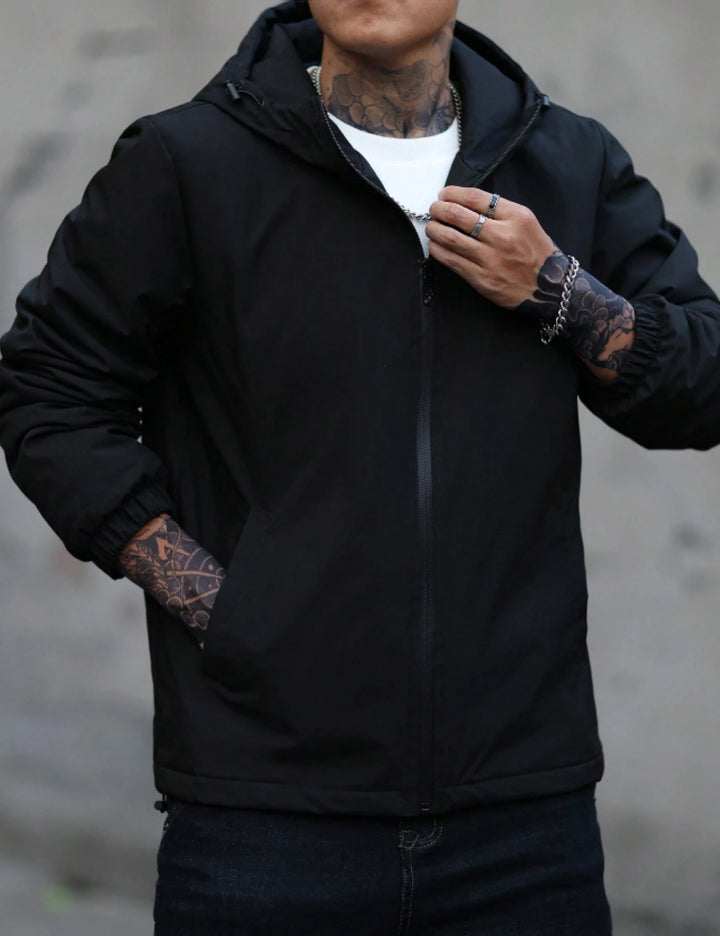 Jachetă Shein MANFINITY, negru