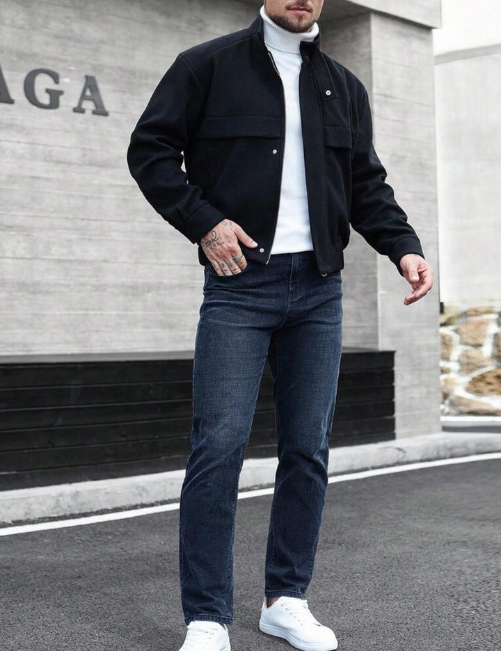 Jachetă Shein MANFINITY, negru