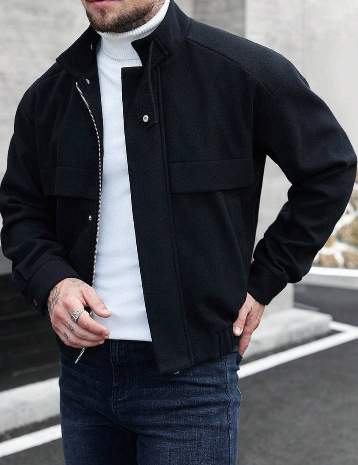 Jachetă Shein MANFINITY, negru